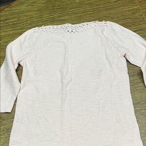 3/$10-Ralph Lauren Light Pink Long Sleeve Top